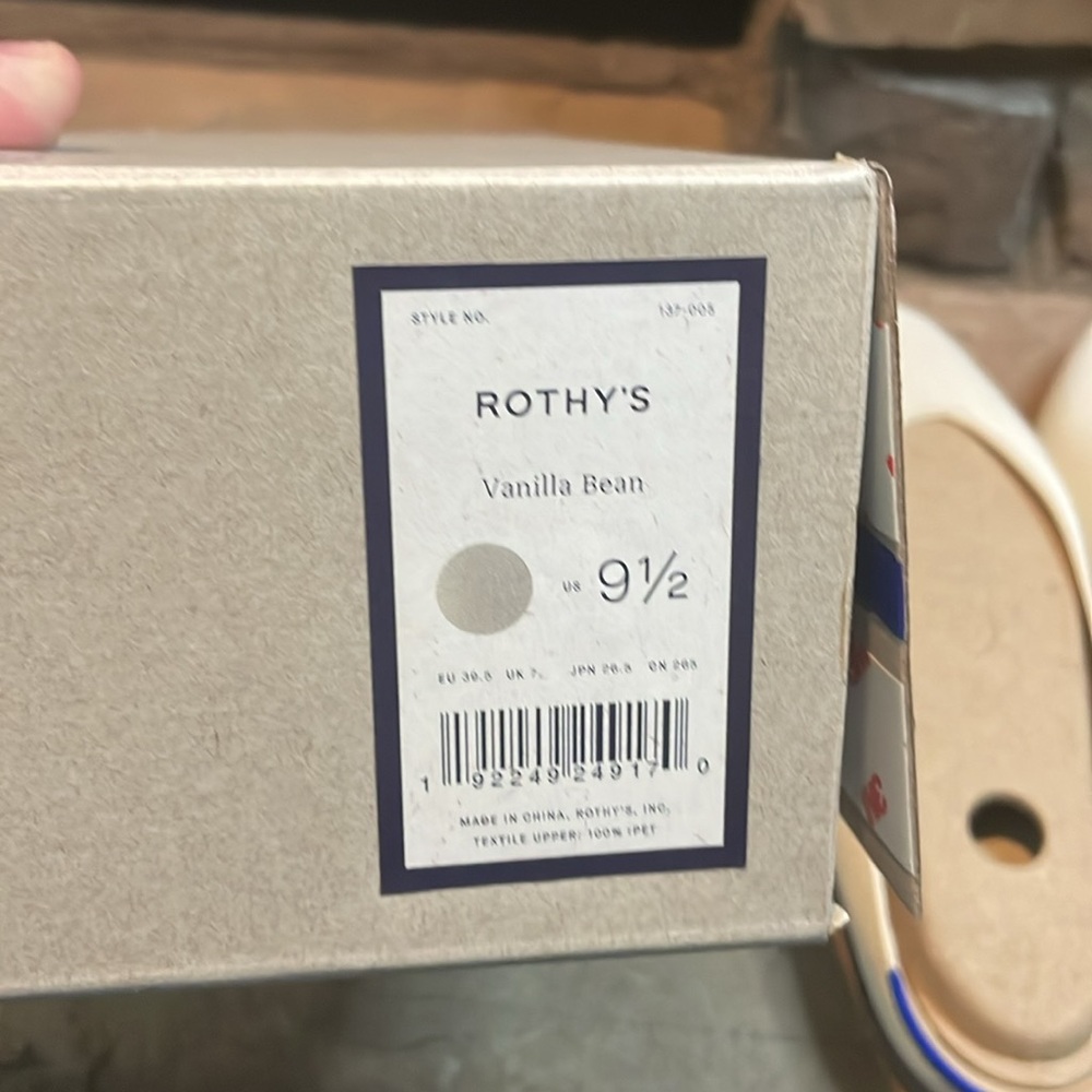 Rothy’s Vanilla Beam Almond Toe Demi’s Women’s Size 9.5 - Picture 5 of 7